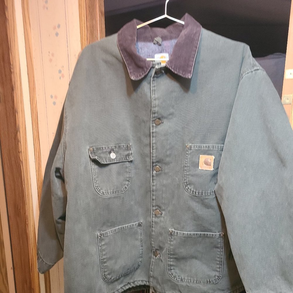 Carhartt Blanket Lined Chore Coat,Men's Size XXL